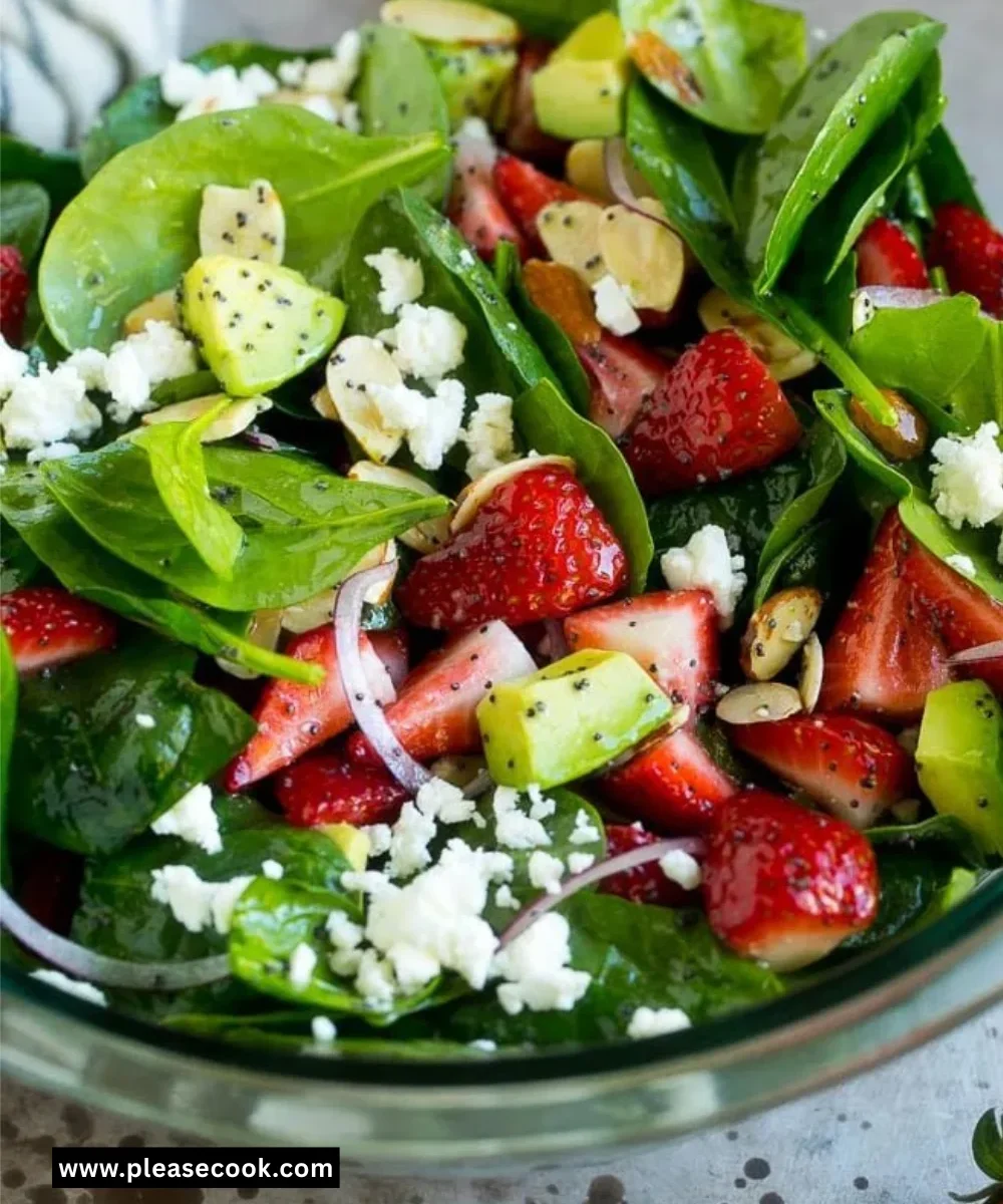 Strawberry Spinach Salad